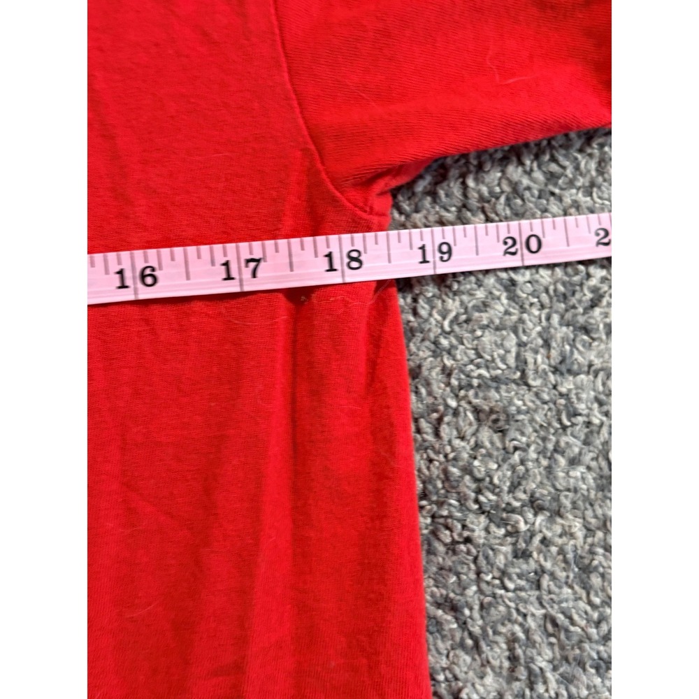 Peanuts Snoopy Graphic Tee Mens Medium Red Not Today Woodstock Cartoon Shirt - Picture 9 of 9